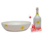 Pack Double Plaisir à Table Fleurs des champs : 1 saladier + 1 Huilier TOP 2971