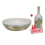 Pack Double Plaisir à Table Le Printemps : 1 Grand saladier + 1 Huilier TOP 2972