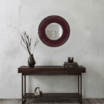 Miroir Mural Artisanal « Éclipse Sombre » design bohème chic – Image 3