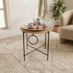 Table d’Appoint Haute Ébénisterie & Végétale artisanal haut de gamme fait main – Image 4