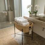 L'Ovale Nomade – Panier de Rangement haut de gamme en fibre naturelle sur Piétement Artisanal fait main – Image 3