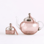 Theiere GM et Port pignon en verre souffle -fait main