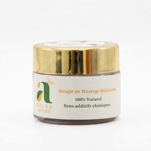 Bougie de Massage Relaxante 100 % Naturel  Sans additifs chimiques fabrication artisanale