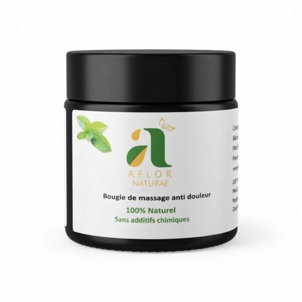 Bougie de massage anti-douleur 100 % Naturel  Sans additifs chimiques fabrication artisanale