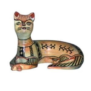 image d'uen sculpture de chat de poterie de sejnane